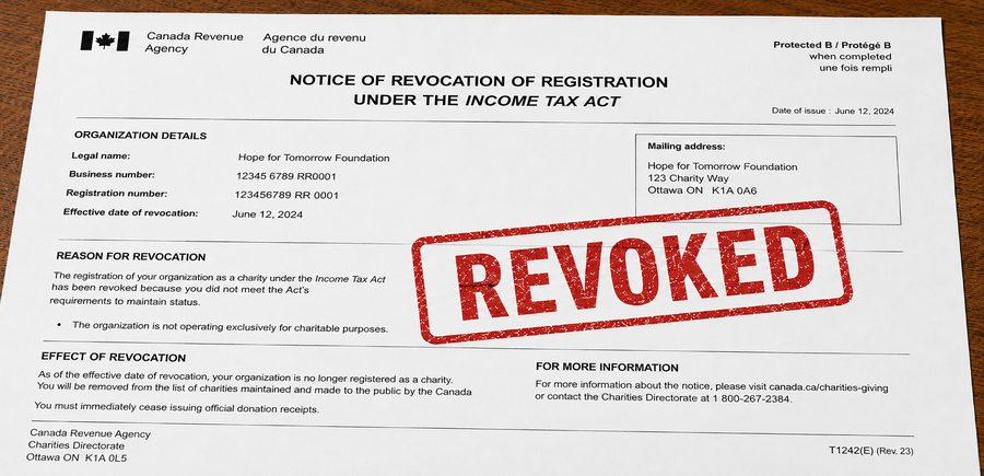 Can the CRA Revoke Your Charity's Status?